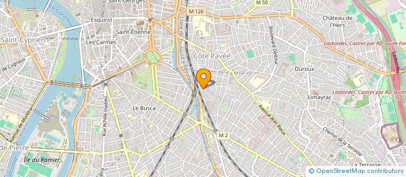 localisation de l'entreprise MADAME DOMITILLE HERVY  TOULOUSE