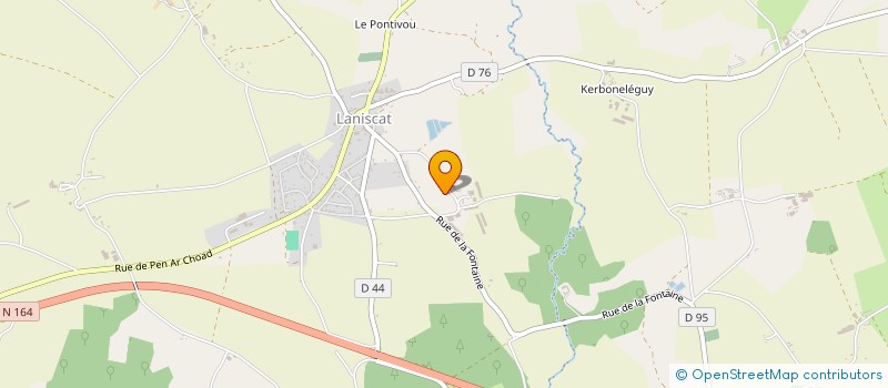 localisation de l'entreprise MADAME DOMITILLE LE RALL  BON REPOS SUR BLAVET