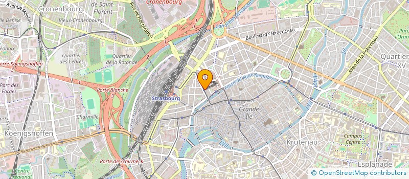 localisation de l'entreprise MADAME DOMITILLE LECA à STRASBOURG