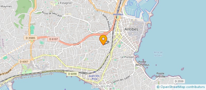 localisation de l'entreprise MADAME DOMITILLE LEQUETTE  ANTIBES