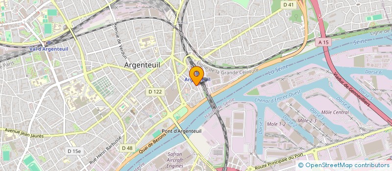 localisation de l'entreprise MADAME DOMITILLE PAILLOT  ARGENTEUIL