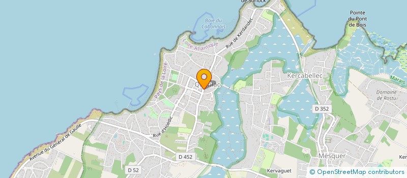 localisation de l'entreprise MADAME DOMITILLE PETIT DE BANTEL  MESQUER