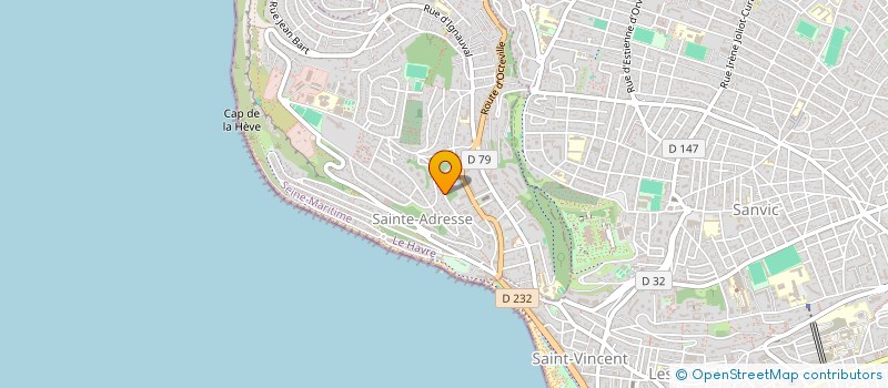 localisation de l'entreprise MADAME DOMITILLE VANAGT à SAINTE-ADRESSE