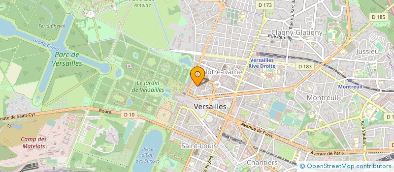 localisation de l'entreprise MADAME DOMITILLE WILLOT à VERSAILLES