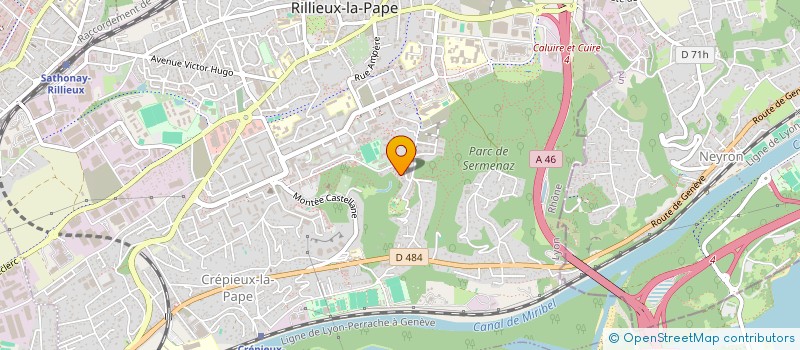 localisation de l'entreprise MADAME DOMNICA MUNTEAN  RILLIEUX-LA-PAPE