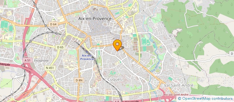 localisation de l'entreprise MADAME DOMNINE ANDRE à AIX-EN-PROVENCE