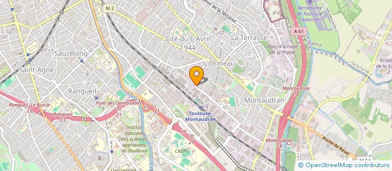 localisation de l'entreprise MADAME DOMOINA RAZAFINDRAMBAO à TOULOUSE