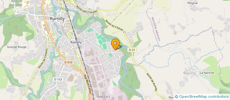 localisation de l'entreprise MADAME DONA MARTINEZ  RUMILLY