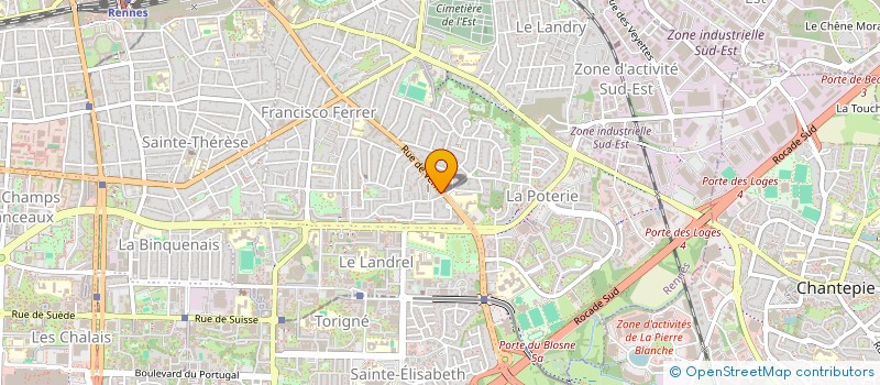 localisation de l'entreprise MADAME DONATA MARIA TCHOU  RENNES