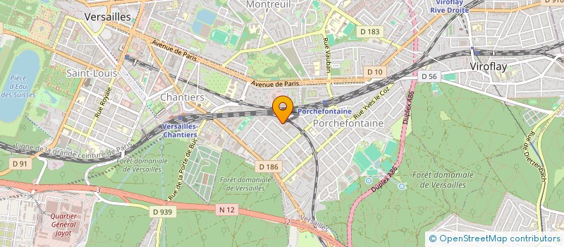 localisation de l'entreprise MADAME DONATA MERLO à VERSAILLES