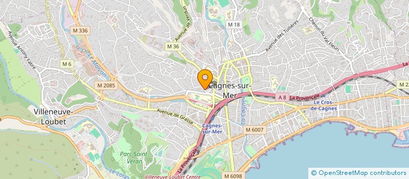 localisation de l'entreprise MADAME DONATA RYDZIK à CAGNES-SUR-MER