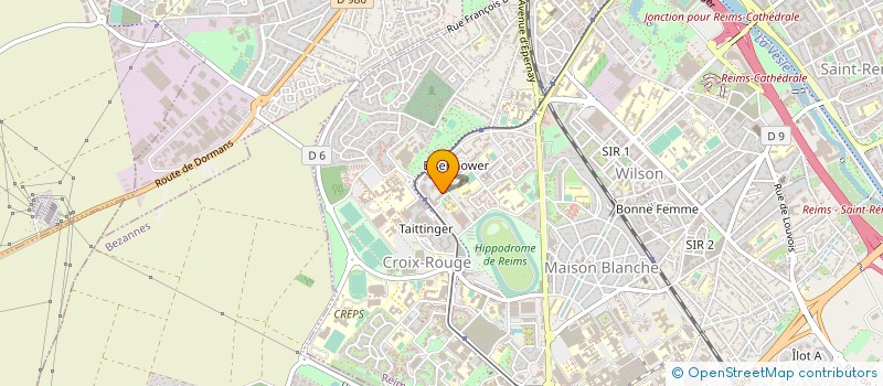 localisation de l'entreprise MADAME DONATELLA MUJIC  REIMS