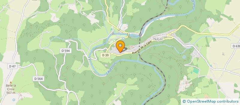 localisation de l'entreprise MADAME DONATELLA PACE  NAJAC