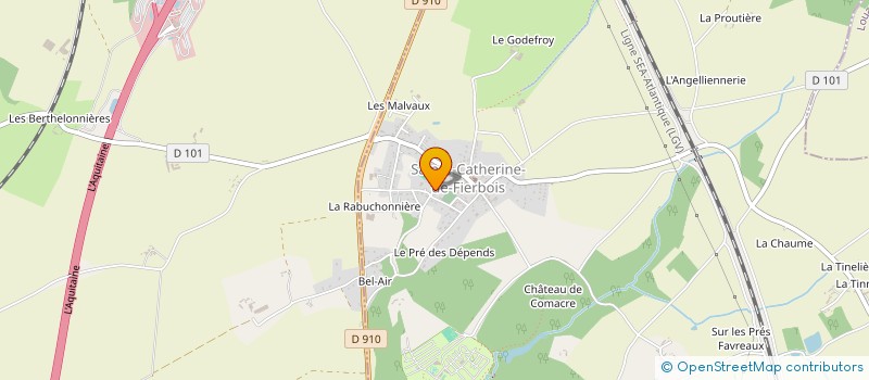 localisation de l'entreprise MADAME DONATIEN BREVET  SAINTE-CATHERINE-DE-FIERBOIS