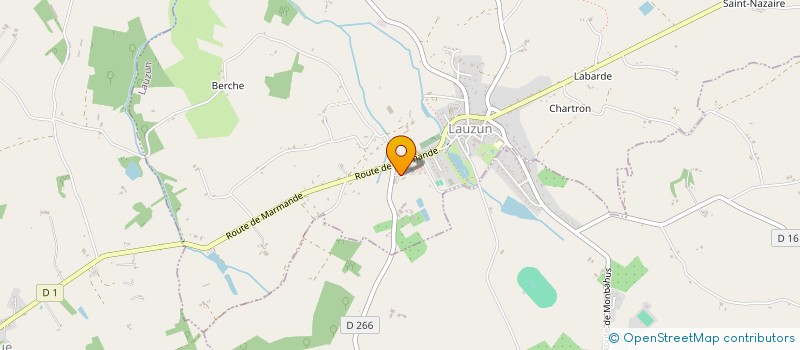 localisation de l'entreprise MADAME DONATIENNE COAT  LAUZUN