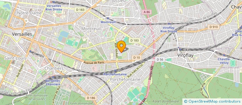 localisation de l'entreprise MADAME DONATIENNE COSSEE DE MAULDE à VERSAILLES