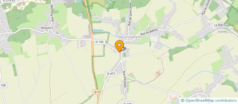 localisation de l'entreprise MADAME DONATIENNE CULOT à HEURINGHEM