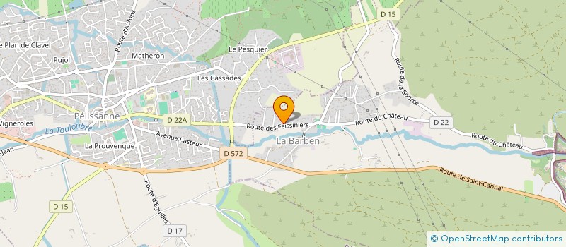 localisation de l'entreprise MADAME DONATIENNE DONON  LA BARBEN