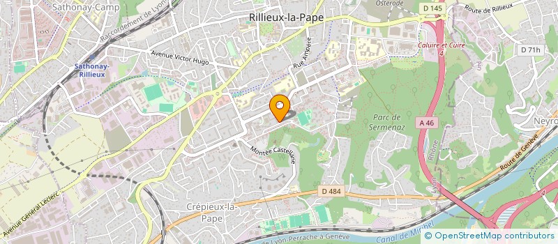 localisation de l'entreprise MADAME DONESA FRANGU  RILLIEUX-LA-PAPE