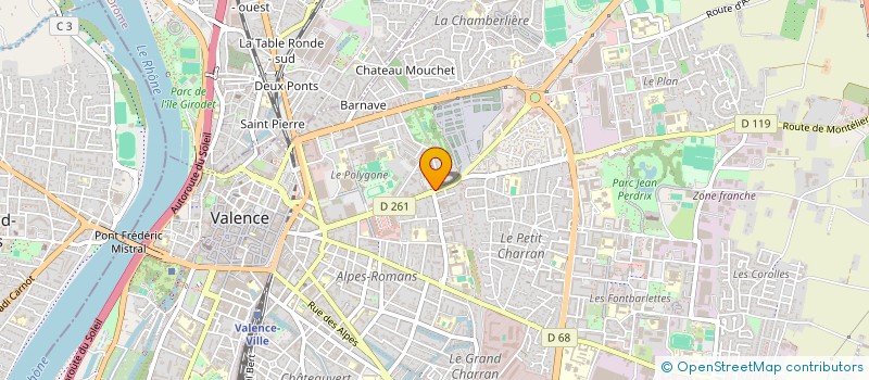 localisation de l'entreprise MADAME DONIA ABIDI à VALENCE