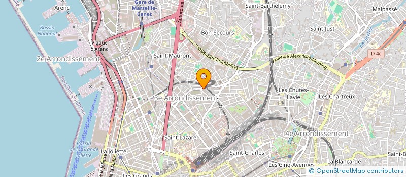 localisation de l'entreprise MADAME DONIA AOUNI à MARSEILLE