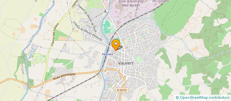 localisation de l'entreprise MADAME DONIA BEN MAIZ  VAUVERT