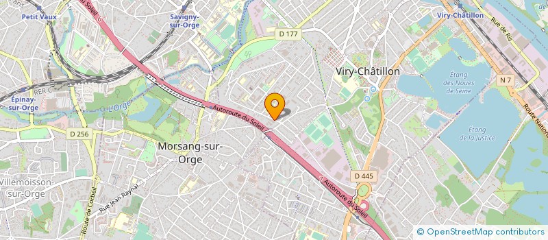 localisation de l'entreprise MADAME DONIA BENDIB  VIRY-CHATILLON