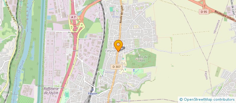 localisation de l'entreprise MADAME DONIA BENGOUA  FEYZIN