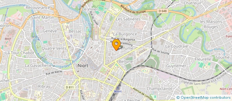localisation de l'entreprise MADAME DONIA CHAIEB  NIORT