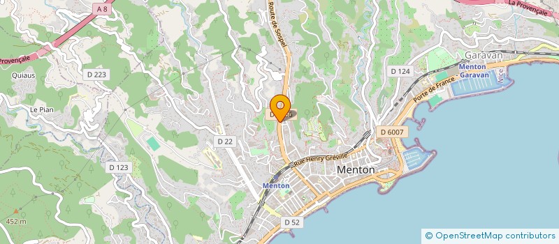 localisation de l'entreprise MADAME DONIA DJEKHAR à MENTON