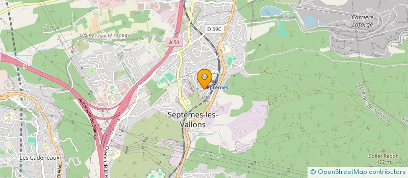 localisation de l'entreprise MADAME DONIA DJEMAI à SEPTEMES-LES-VALLONS