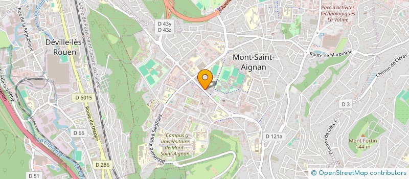 localisation de l'entreprise MADAME DONIA DJOUBRI à MONT-SAINT-AIGNAN