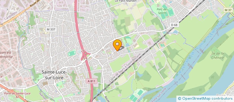 localisation de l'entreprise MADAME DONIA LAZEMI  SAINTE-LUCE-SUR-LOIRE