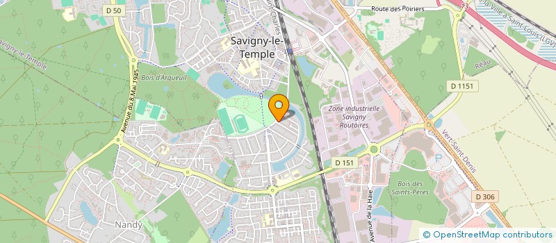 localisation de l'entreprise MADAME DONIA LEGENTY  SAVIGNY-LE-TEMPLE