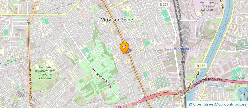 localisation de l'entreprise MADAME DONIA MAABADI  VITRY-SUR-SEINE