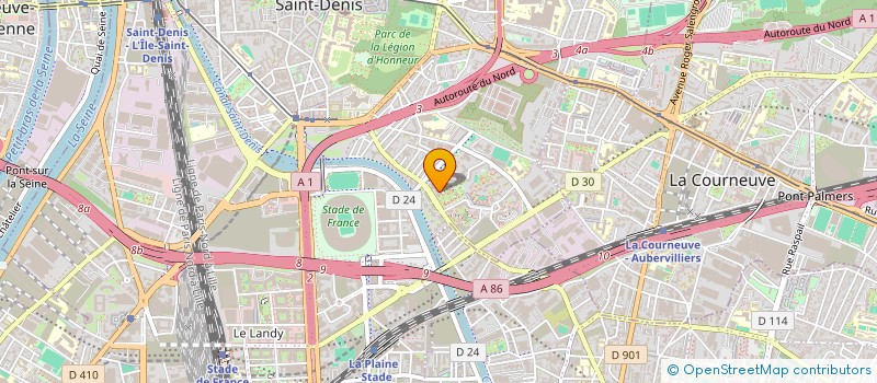 localisation de l'entreprise MADAME DONIA MALKI  SAINT-DENIS