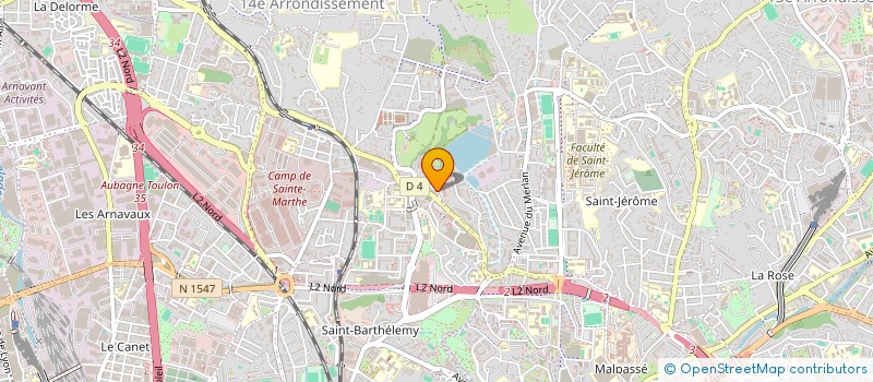 localisation de l'entreprise MADAME DONIA MOULAY M'BAREK  MARSEILLE