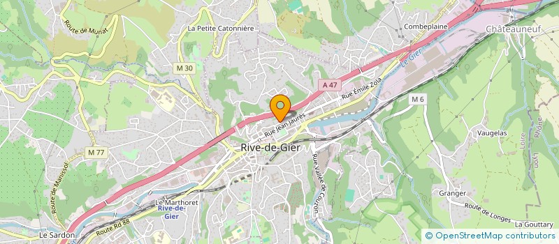 localisation de l'entreprise MADAME DONIA NEDJAI  RIVE-DE-GIER