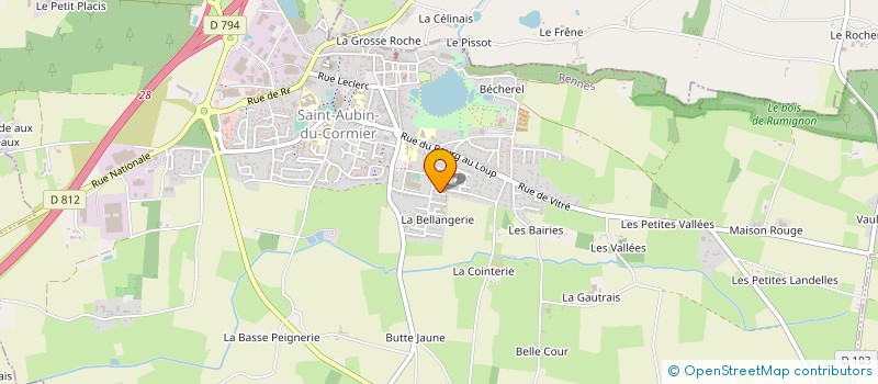 localisation de l'entreprise MADAME DONIA SITRUK  SAINT-AUBIN-DU-CORMIER