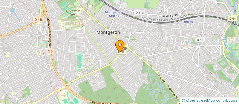 localisation de l'entreprise MADAME DONIA SPICHT  MONTGERON