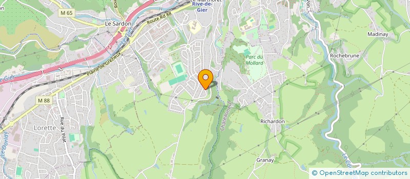 localisation de l'entreprise MADAME DONIA TABI  RIVE-DE-GIER