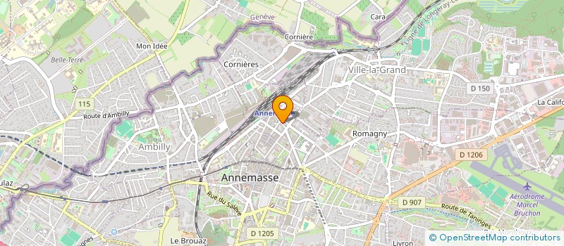 localisation de l'entreprise MADAME DONIA TAJOURI  ANNEMASSE