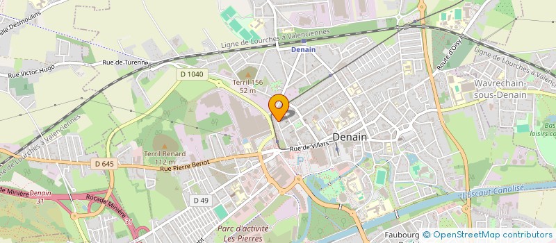 localisation de l'entreprise MADAME DONITA CIORICIU  DENAIN