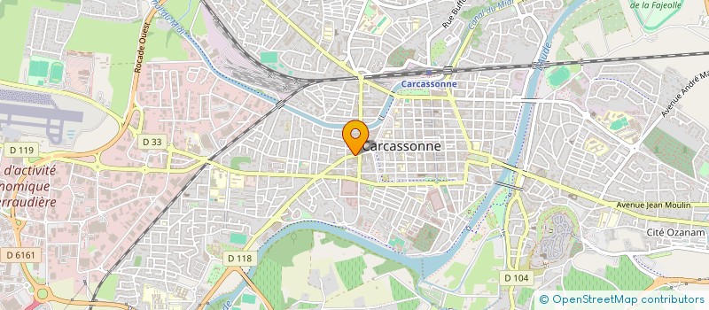 localisation de l'entreprise MADAME DONKA MINKOVA  CARCASSONNE