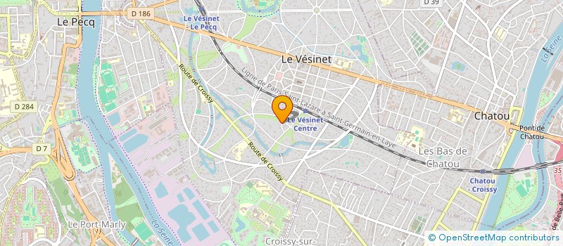 localisation de l'entreprise MADAME DONNA CORLAY à LE VESINET