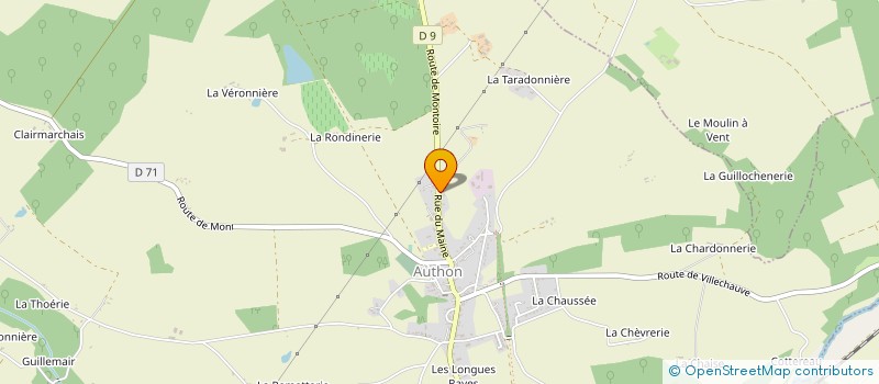 localisation de l'entreprise MADAME DONNA ELSTON à AUTHON