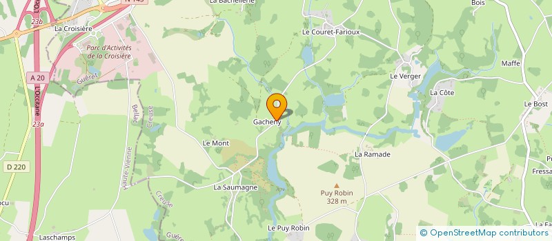 localisation de l'entreprise MADAME DONNA KATE MERCHANT à SAINT-MAURICE-LA-SOUTERRAINE