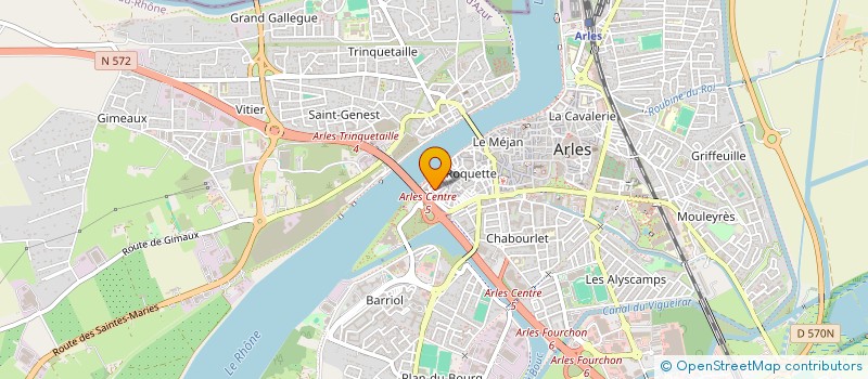 localisation de l'entreprise MADAME DONNA LEVY  ARLES