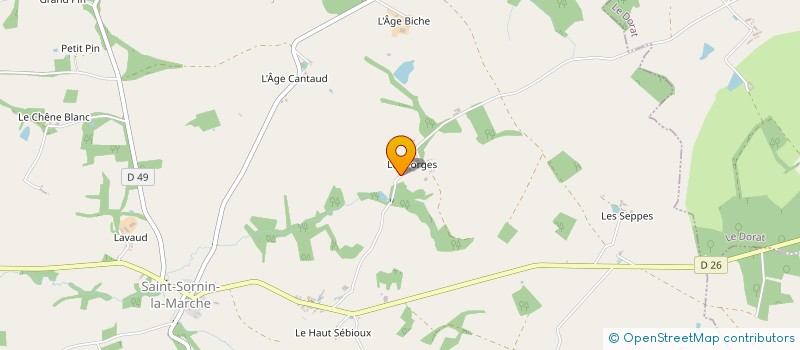 localisation de l'entreprise MADAME DONNA ROGERS à SAINT-SORNIN-LA-MARCHE
