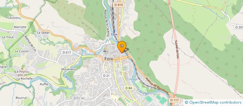 localisation de l'entreprise MADAME DONNA STEWART à FOIX